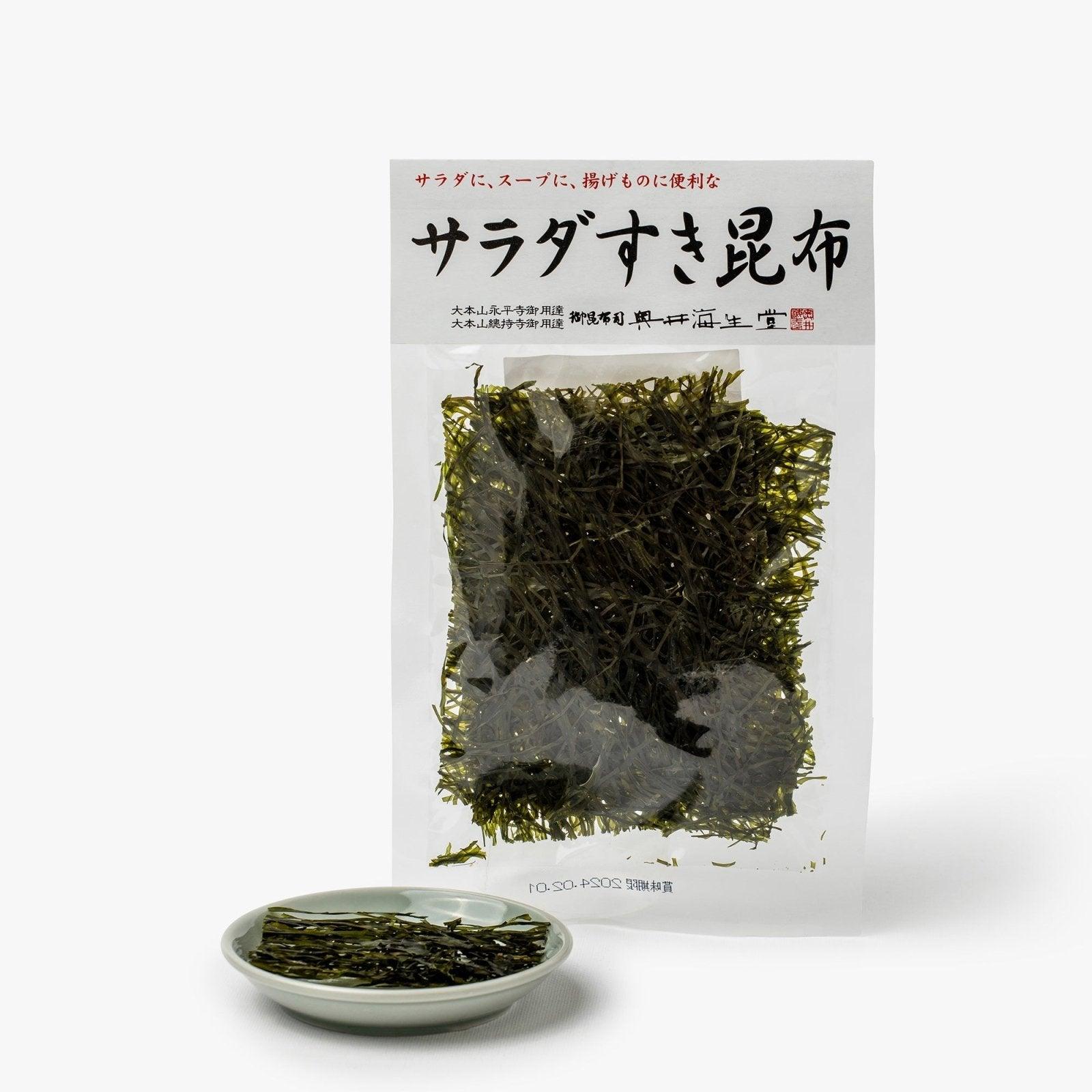 Kombu seaweed leaves for salad - 5g - Okui Kaiseido - iRASSHAi