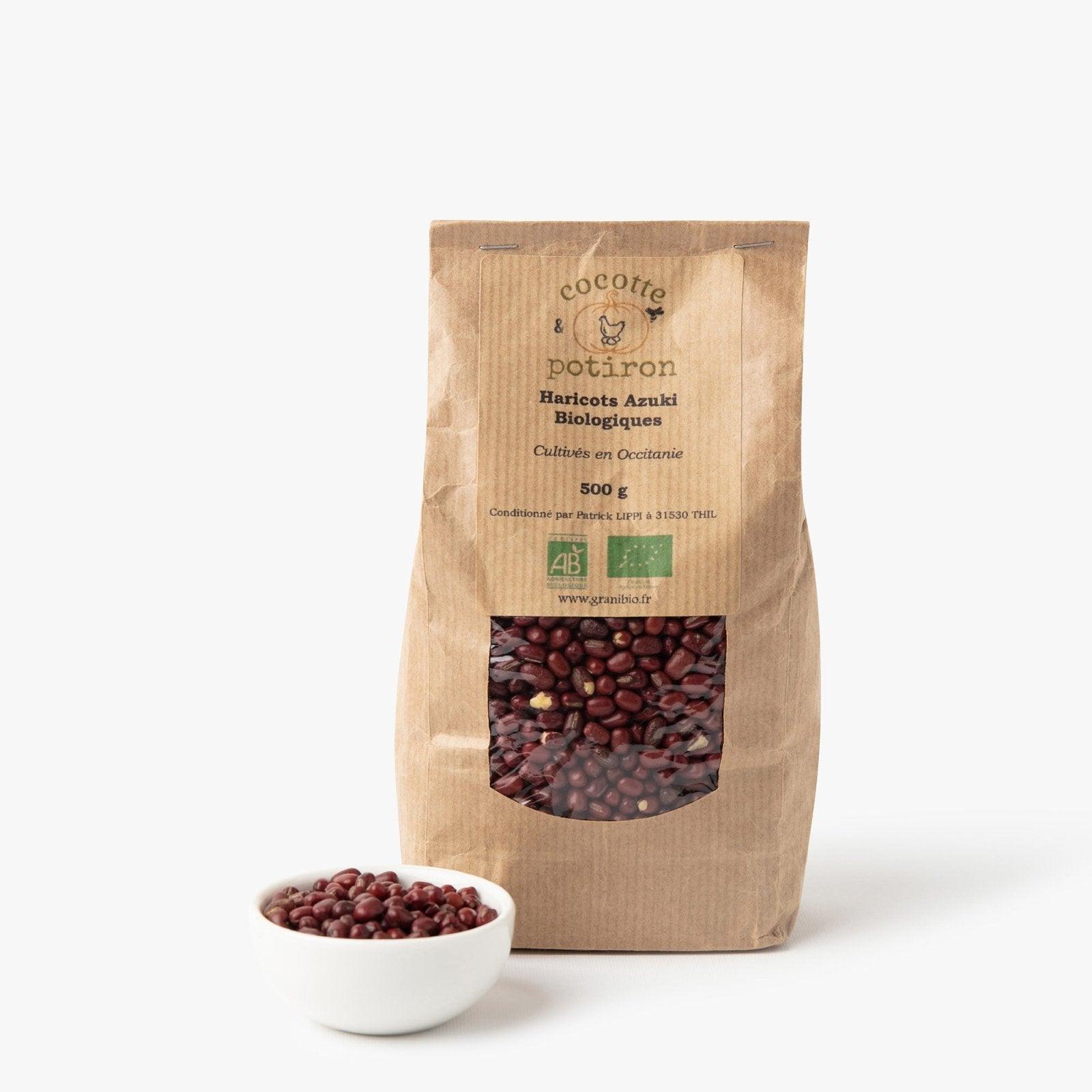 Organic Azuki Beans - 500g - Cocotte and Pumpkin (Granibio) - iRASSHAi