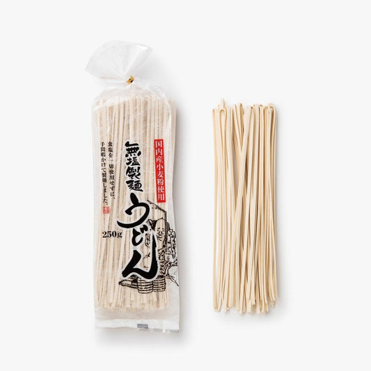 Thick wheat noodles without salt - 250g - Tanaka Bussan - iRASSHAi