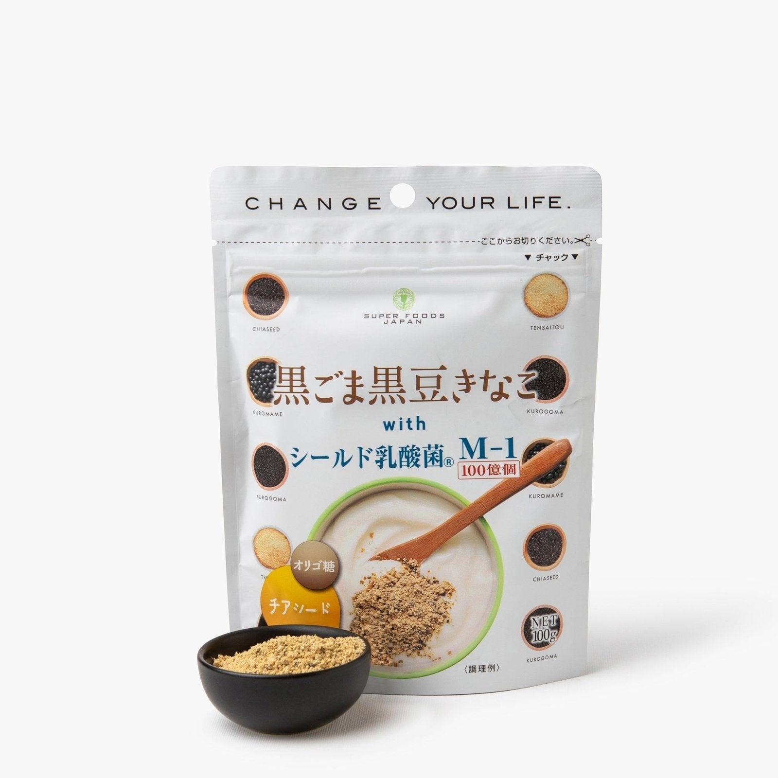 Black Sesame Soy Powder - 100g - Namisato - iRASSHAi