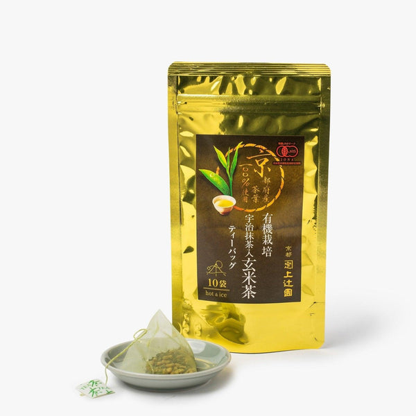 Matcha genmaicha tea 10 tea bags ⋅ Kamitsujien ⋅ 30g