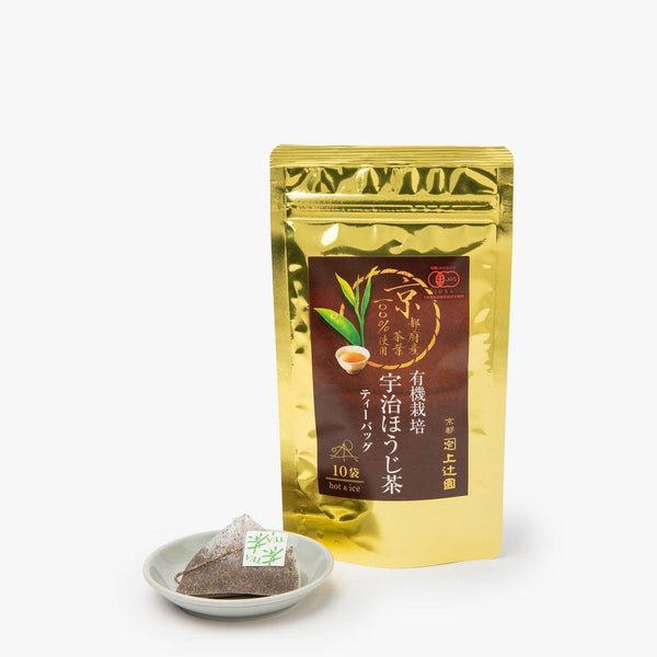 Uji roasted hojicha tea 10 bags ⋅ Kamitsujien ⋅ 30g