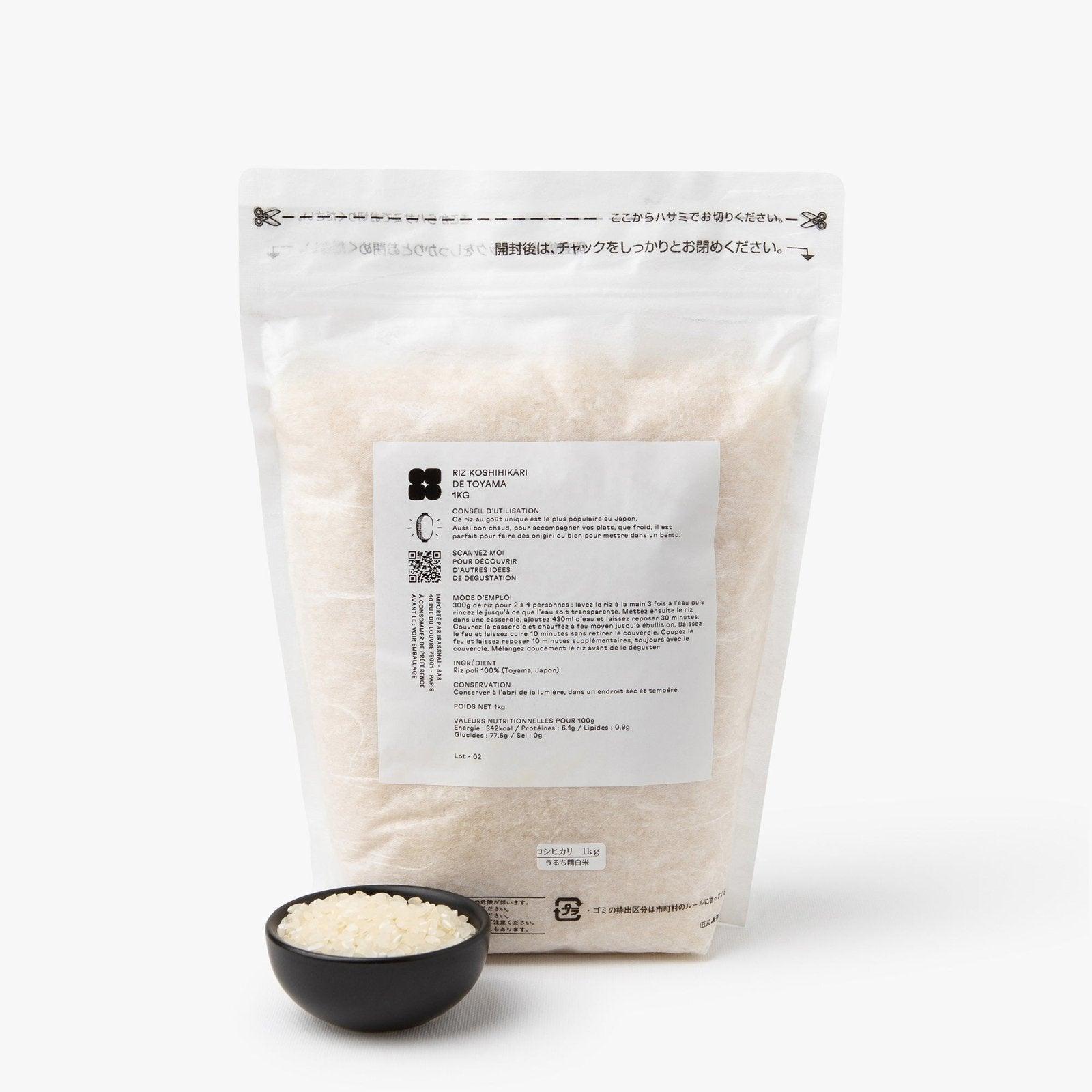 Toyama koshihikari rice - 1000g - Greenpower Nanohana - iRASSHAi