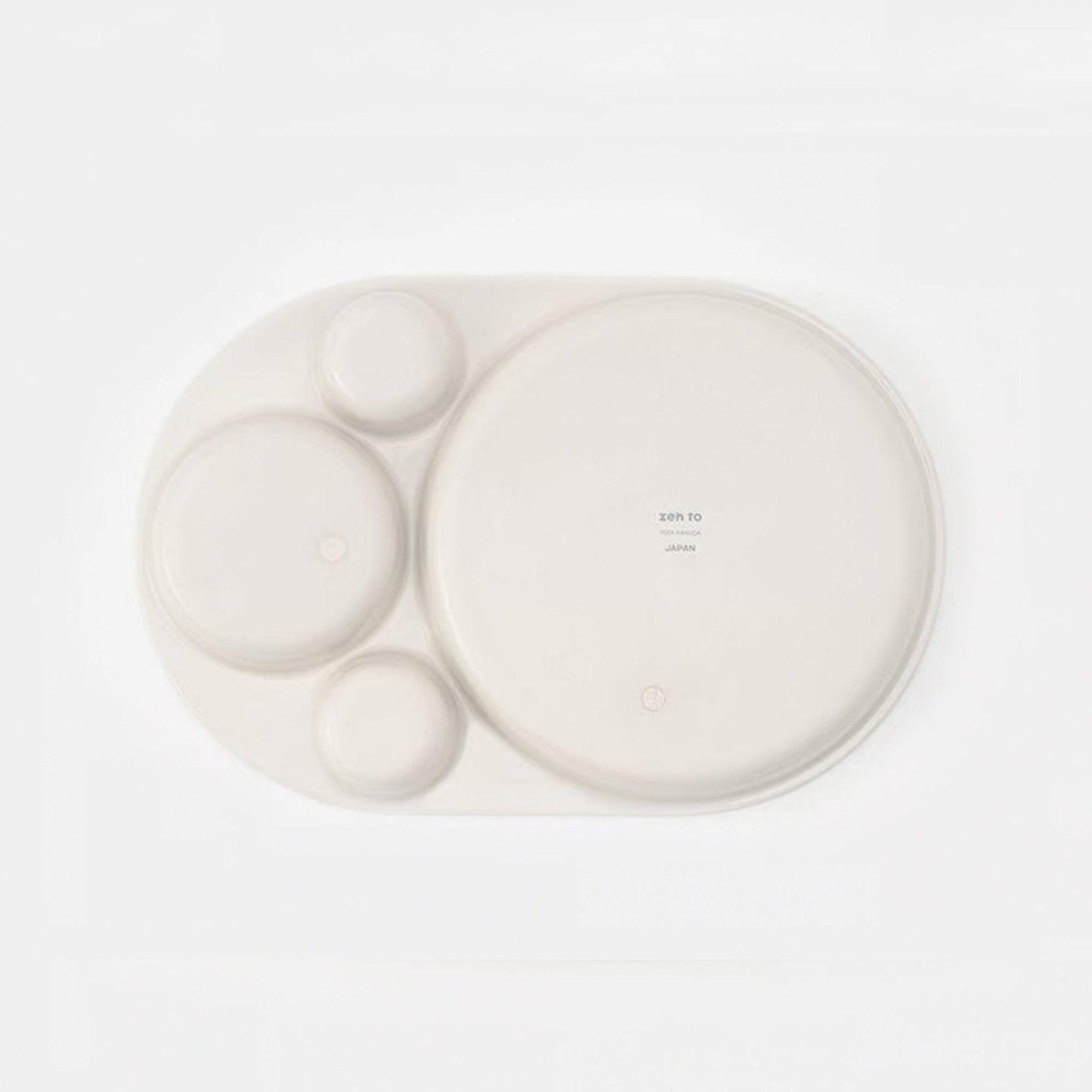 White curry sorter plate by Yota Kakuda - Nakazen - iRASSHAi