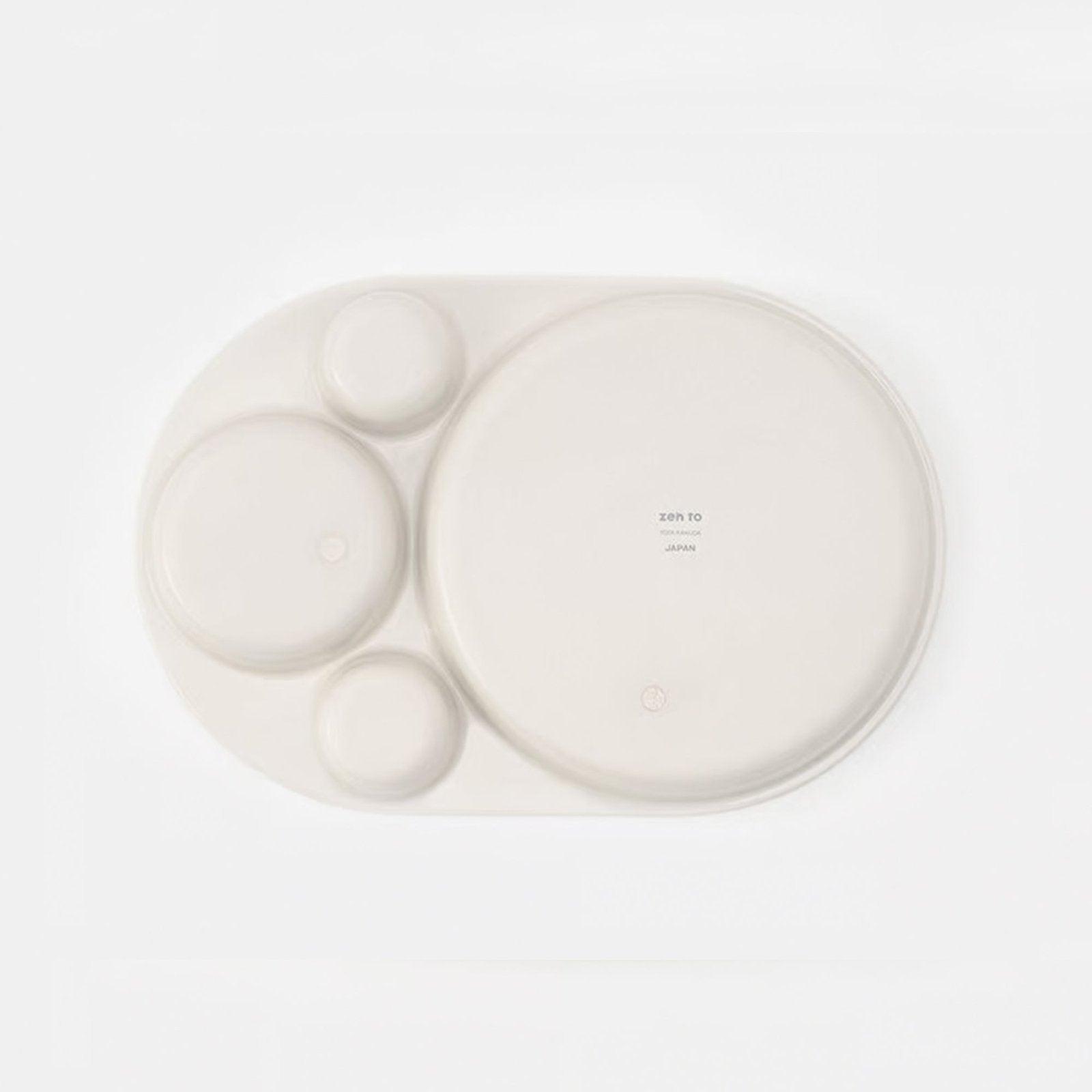 White curry sorter plate by Yota Kakuda - Nakazen - iRASSHAi