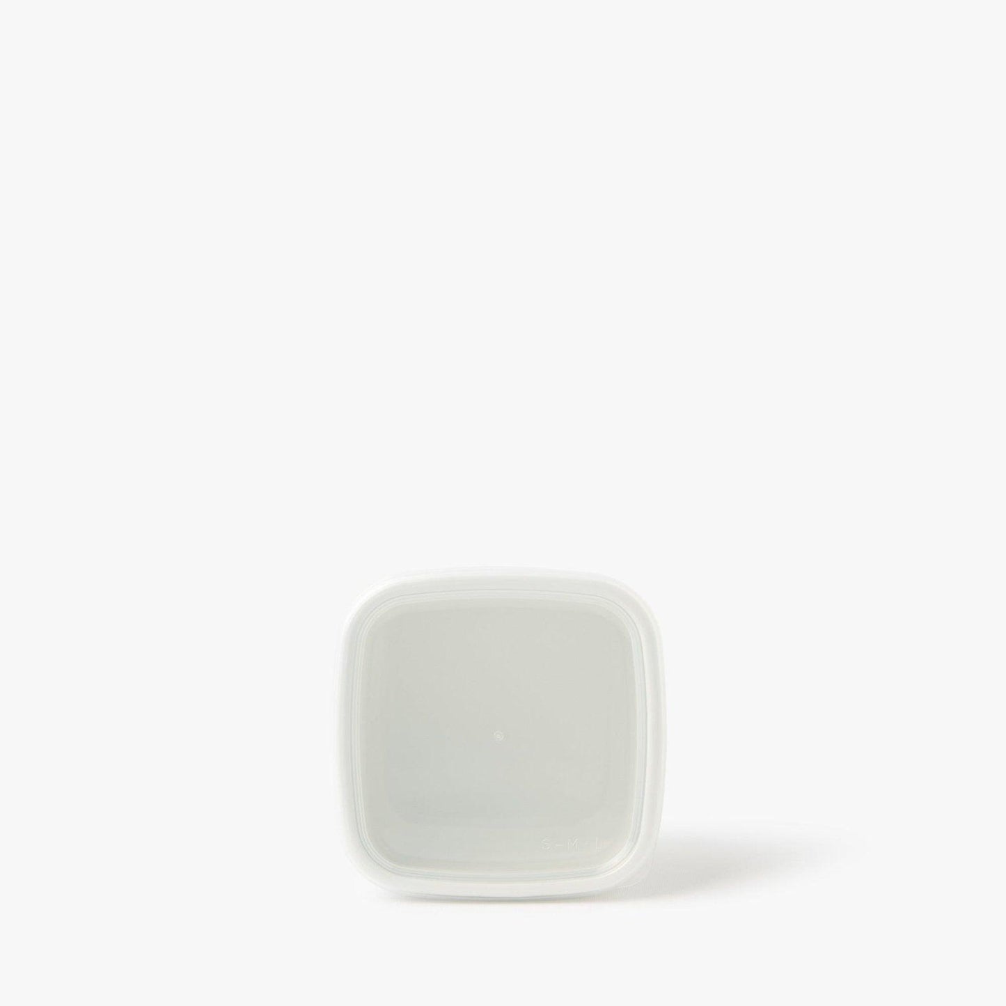 Square white enamel box M - Nodahoro - iRASSHAi