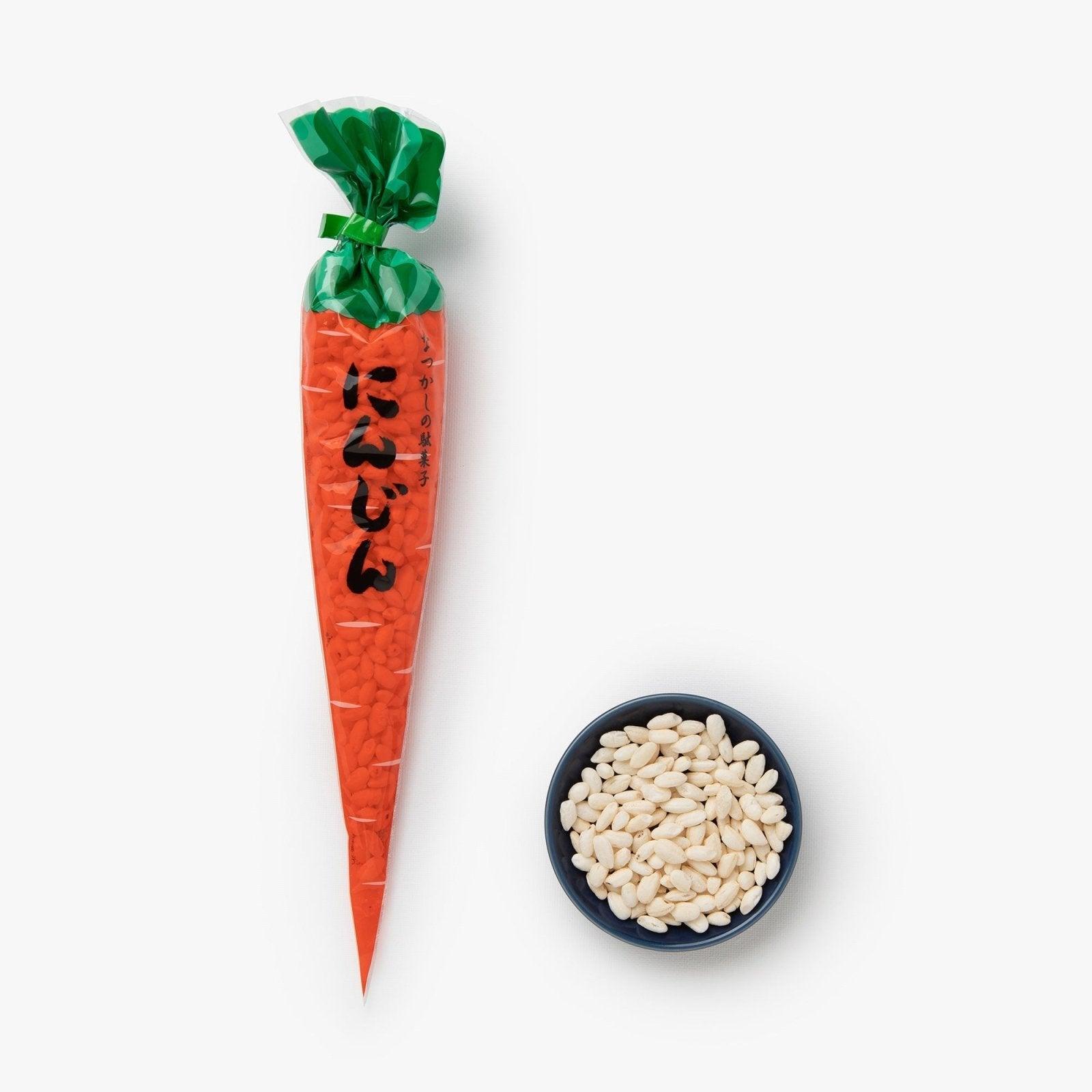 Puffed Rice Carrot - 13g - Hyakushoichiba - iRASSHAi