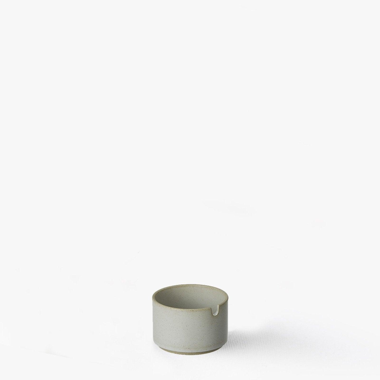 Grey glazed stoneware sugar bowl - Hasami Porcelain - iRASSHAi