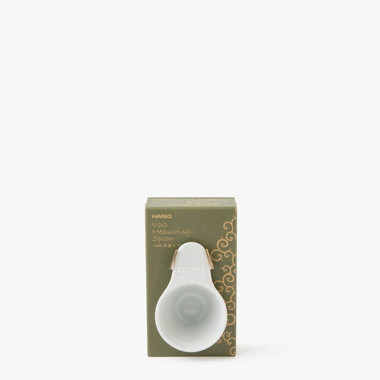 Measuring spoon for V60 in white ceramic - Hario - iRASSHAi