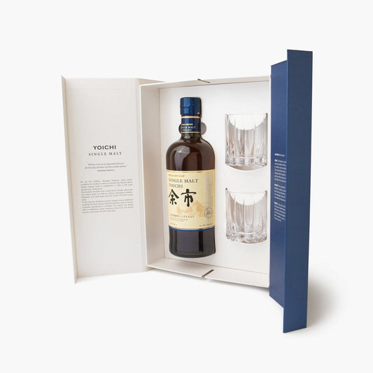 Nikka Yoichi Single Malt Whisky 2 glasses 45° 72cl - Nikka - iRASSHAi