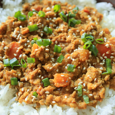 Curry de miso al estilo Keema