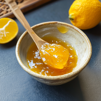 Mermelada casera de yuzu