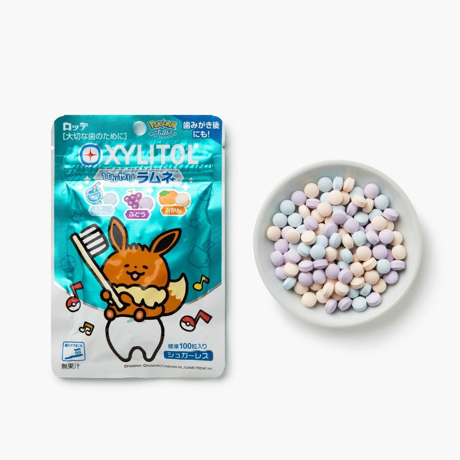 Caramelos Xylotol con sabor a limonada y frutas - Pokemon edición limitada - Lotte -iRASSHAi