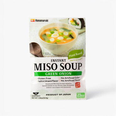 Sopa instantánea de miso con cebolleta 3 raciones ⋅ hanamaruki ⋅ 54g