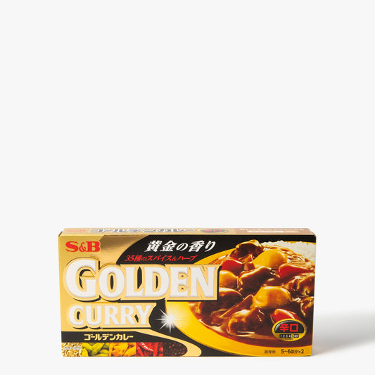 Rouux de curry dorado muy picante ⋅ S&B ⋅ 198g