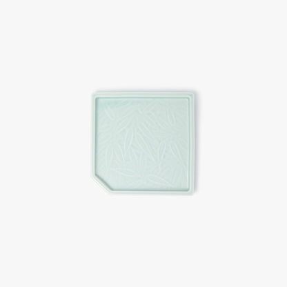 Cuenco cuadrado azul celadón Ø 112mm ⋅ Touga