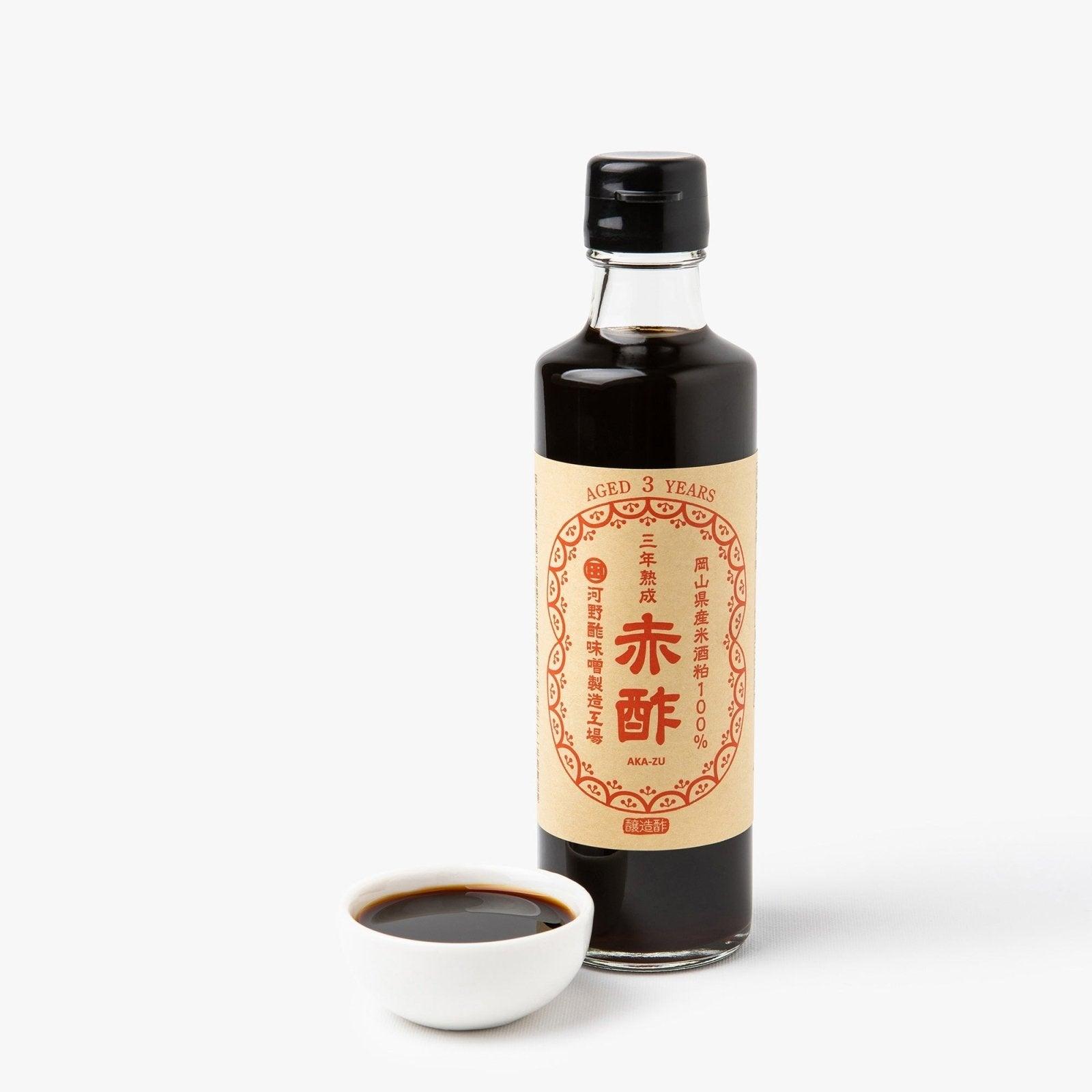 Vinagre de orujo de sake de 3 años - 275ml - Kono Vinegar Miso Manufacturing Factory - iRASSHAi