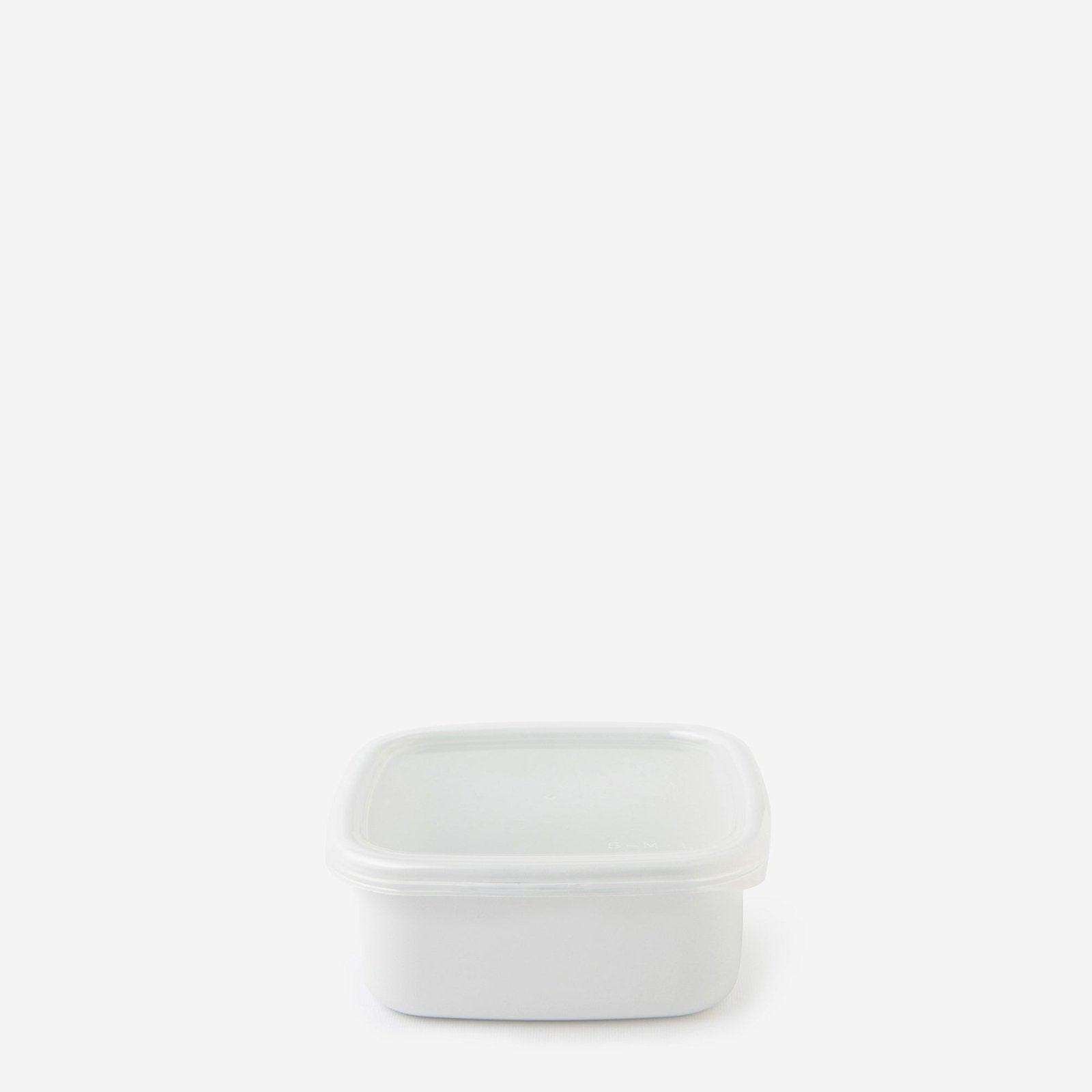 Caja cuadrada de esmalte blanco S - Nodahoro - iRASSHAi