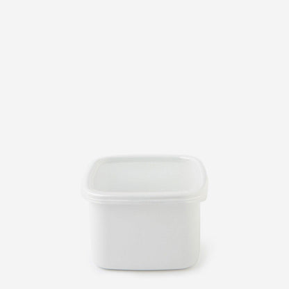 Caja cuadrada de esmalte blanco M - Nodahoro - iRASSHAi