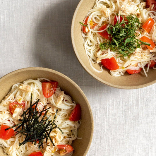 Somen, pomodori freschi e tonno - iRASSHAi