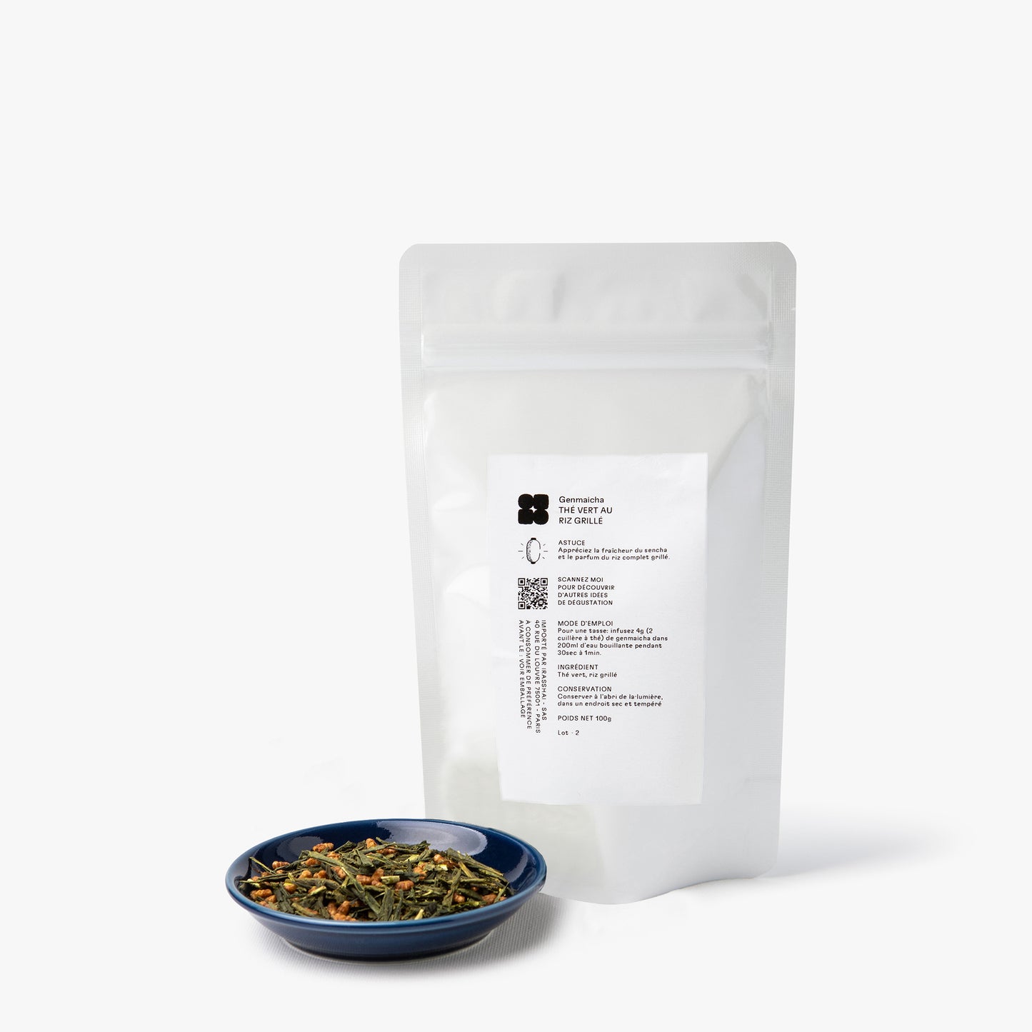 Tè genmaicha sfuso ⋅ Sasaki seicha ⋅ 100g