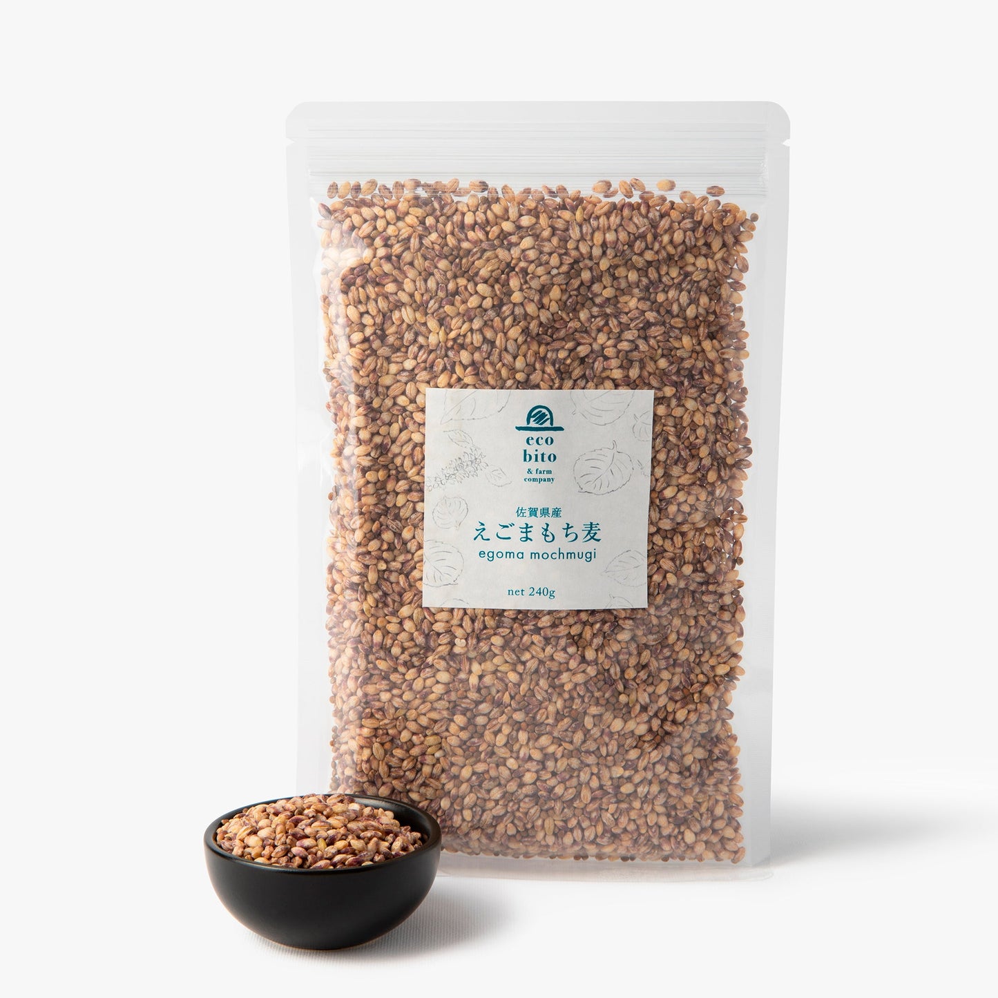 Miscela di riso glutinoso all'orzo e bacche di perilla ⋅ Ecobito ⋅ 240g