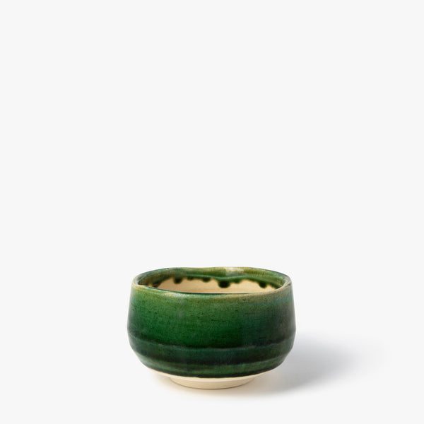 Ciotola per matcha smaltata verde Oribe Ø 125 mm ⋅ Touga