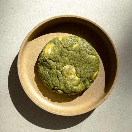 Cookie matcha chocolat blanc