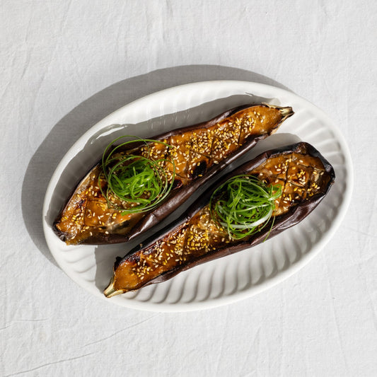 Japanse aubergine Nasu Dengaku