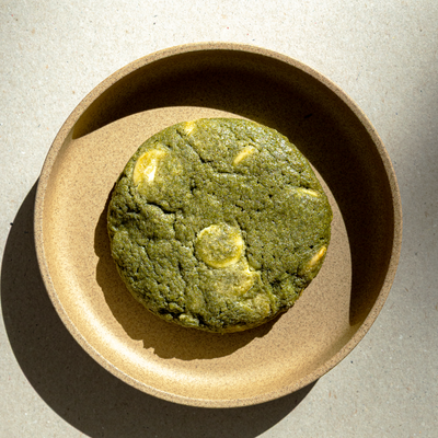 Matcha & witte chocolade koekjes recept