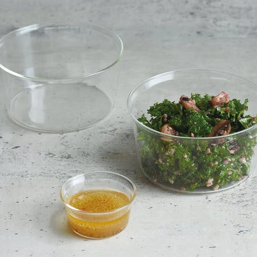 Transparante glazen kom 90mm ⋅ Kinto