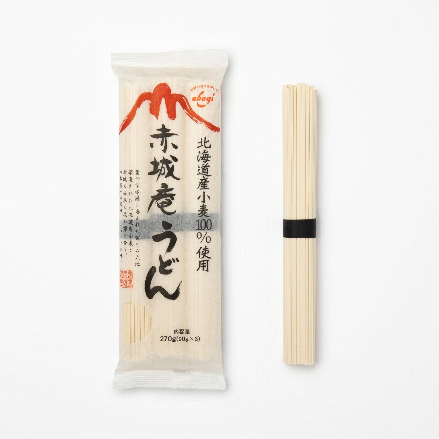 3 porties udon noodles ⋅ Akagi ⋅ 270g