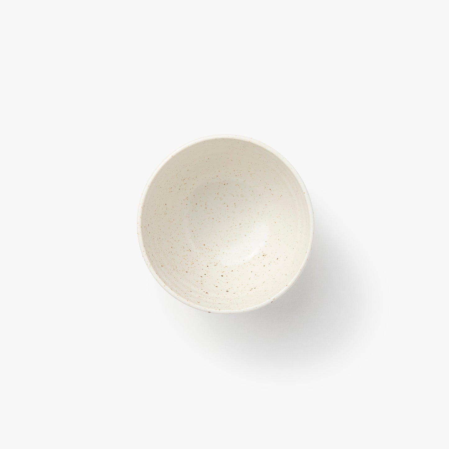 Wit geëmailleerde Raku-kom Ø 125mm ⋅ Touga
