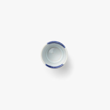 Aizuki wit met blauwe kom Ø 85mm ⋅ Touga