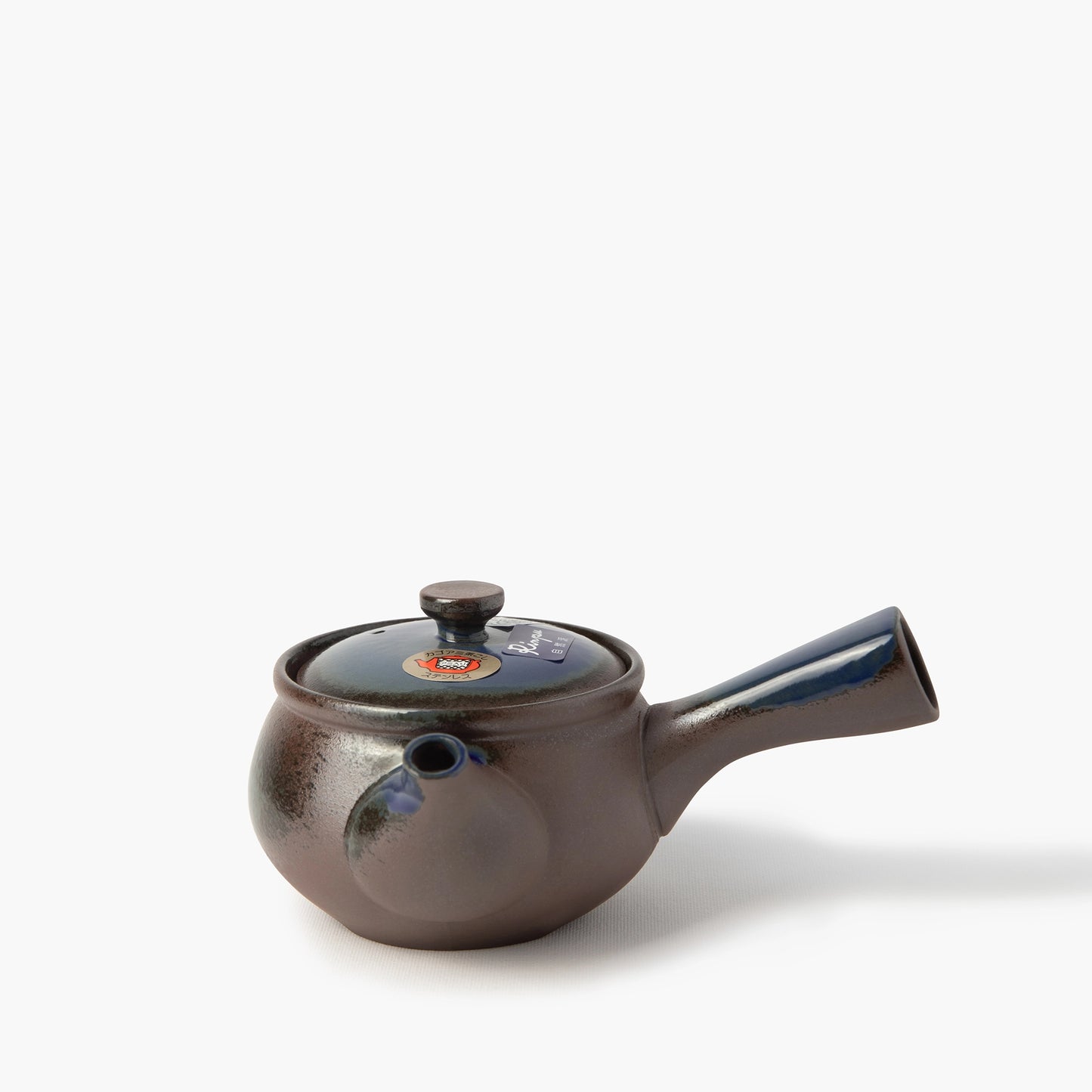 Banko blauwe kyusu theepot met filter ⋅ Touga