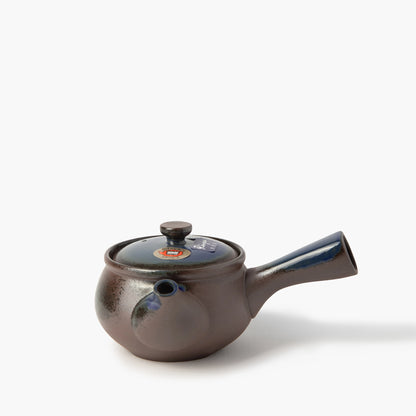 Banko blauwe kyusu theepot met filter ⋅ Touga