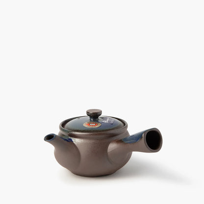 Banko blauwe kyusu theepot met filter ⋅ Touga