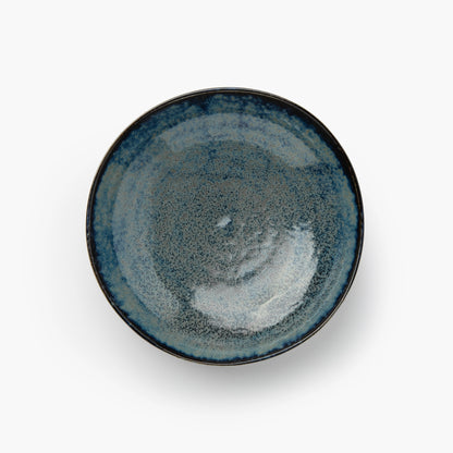 Spiraalvormig blauw noedelbord ⋅ Touga