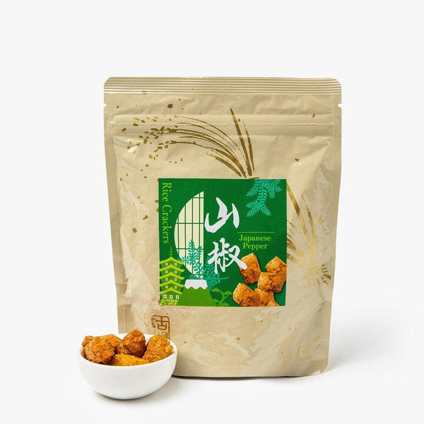 Pinda rijstcrackers met sansho peper ⋅ Watanabe Seika ⋅ 65g