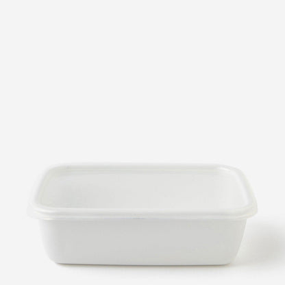 Wit rechthoekig geëmailleerd doosje L - Nodahoro - iRASSHAi